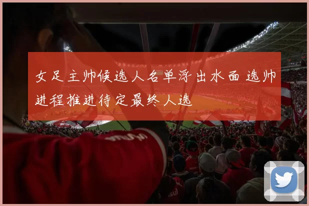 女足主帅候选人名单浮出水面 选帅进程推进待定最终人选